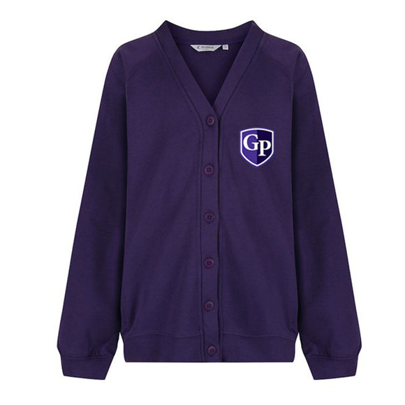 Grosvenor Park Cardigan Purple