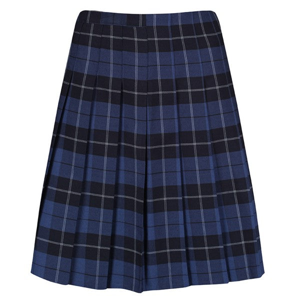 Knee length pleated tartan skirt crossword clue shop