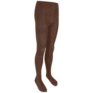 Cotton Tights (Twin Pack) Brown