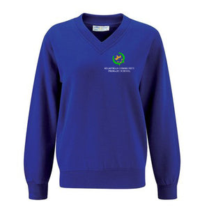 Highfield V-Neck Sweatshirt Deep Royal
