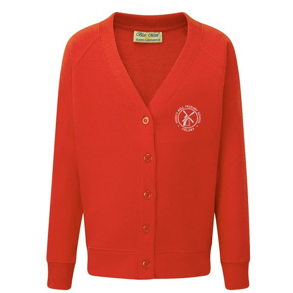 Horn's Mill Cardigan Red