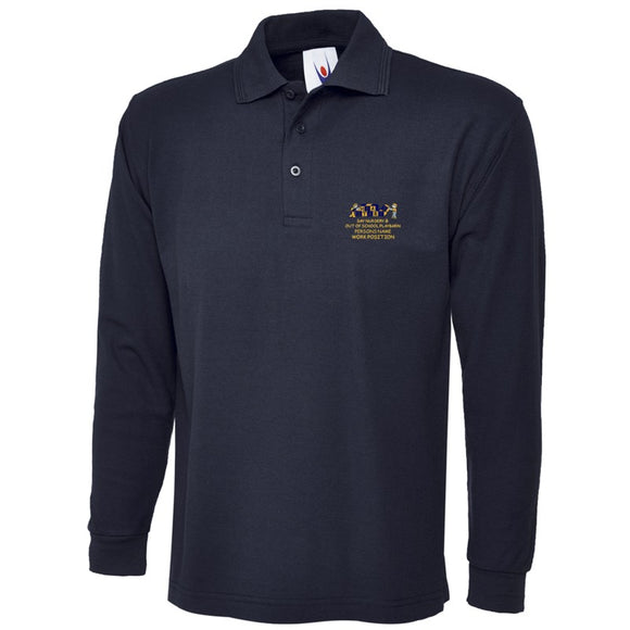 Headstart-On-The-Hill Long Sleeve Polo Navy