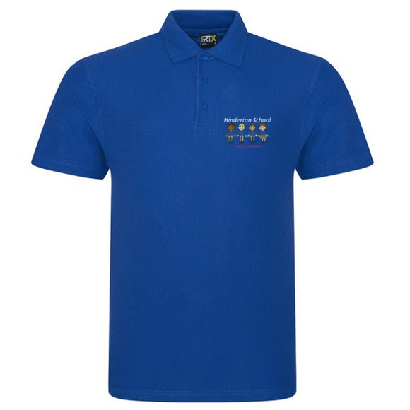 Hinderton Staff Polo Shirt Royal (Special Order - 3 Week Delivery)