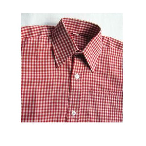 Gingham S/S Shirt Red