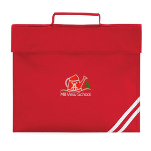 Mill View Primary Book Bag Red