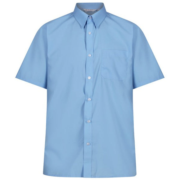 Short Sleeve Shirt (Twin Pack) Blue