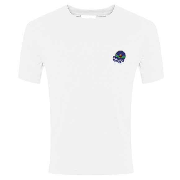 Parklands School PE T Shirt White