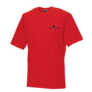 QPHS Rowing Club Adult T- Shirt Bright Red (Special Order - 3 Week Delivery)