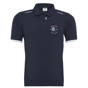QPH Girls PE Polo Navy / White