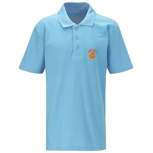 Rivacre Valley Primary School Polo Shirt Sky