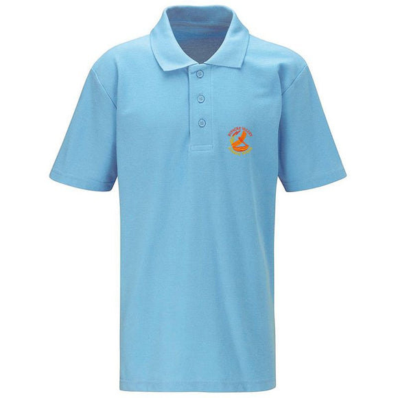 Rivacre Valley Primary School Polo Shirt Sky