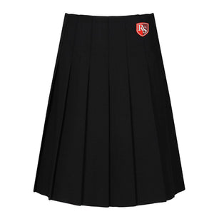 Rudheath Academy Stitch Down Pleated Skirt Black