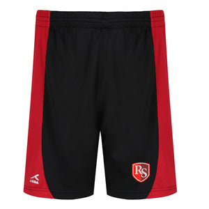Rudheath Academy Unisex PE Shorts Black / Scarlet