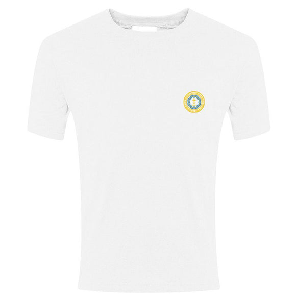 St Bernard's RC Primary PE T - Shirt White