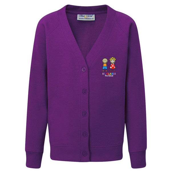 St Clare s Pre Cardigan Purple