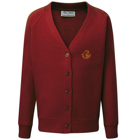St Mary of the Angels Cardigan Claret