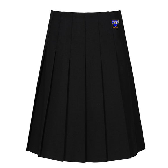 St Nicholas Pleated Skirt Black