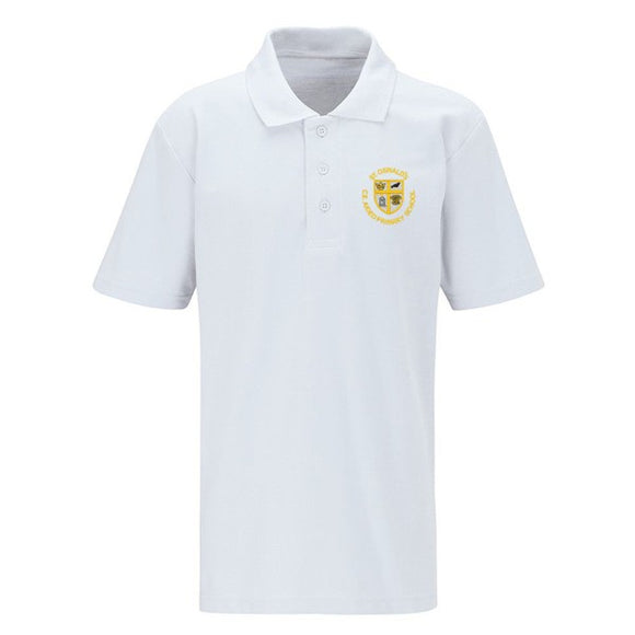 St Oswald's Primary Polo Shirt White