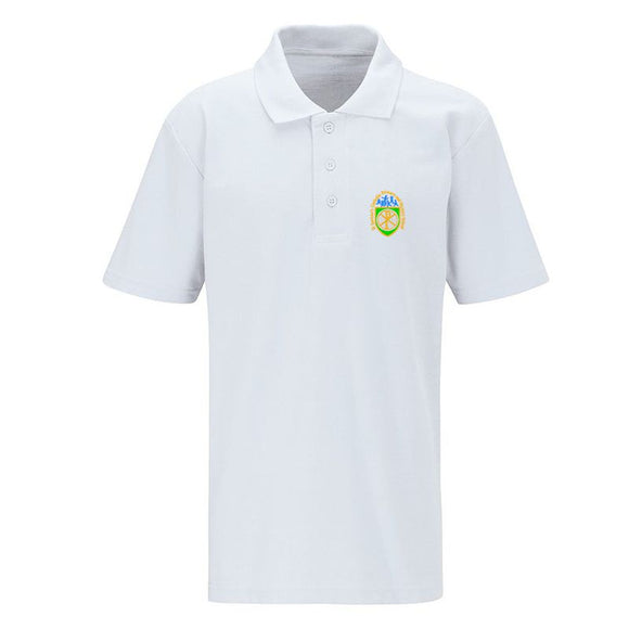 St Saviour's Primary PE Polo Shirt White