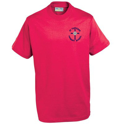 St Theresa's T Shirt Red