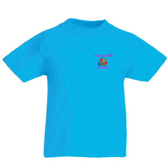 Preschool@Stmarks T- Shirt Azure Blue