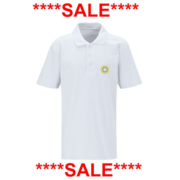 St Bernard's RC Primary Polo Shirt White