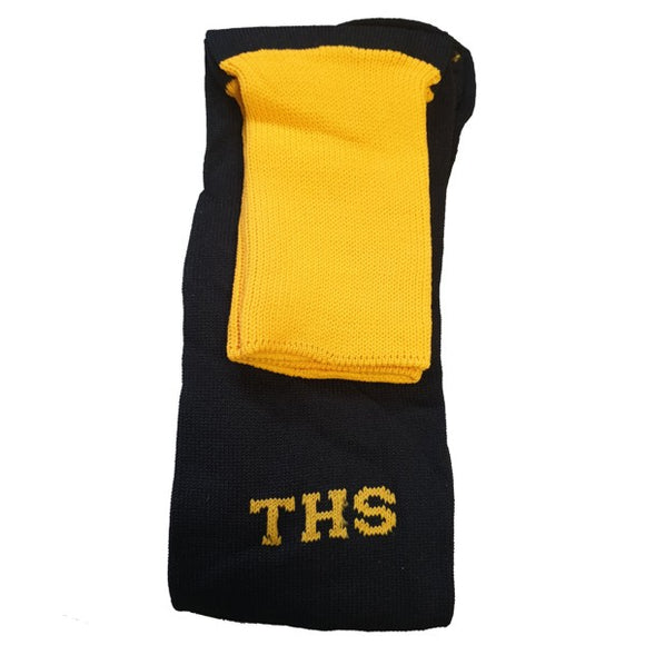 Tarporley Sport Socks Black / Gold (Non- Returnable)