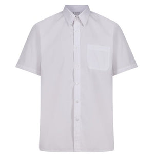 Short Sleeve Shirt (Twin Pack) White