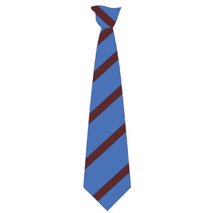Upton-By-Chester Clip Tie 16" Sky / Maroon