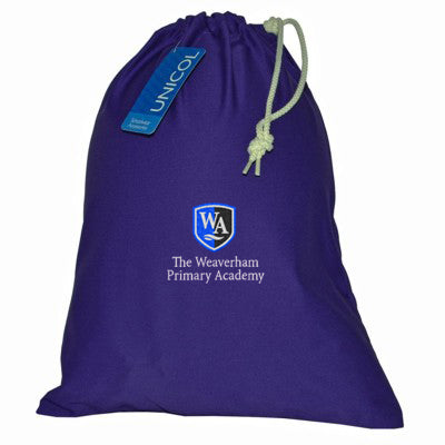 Weaverham Academy Shoe Bag Purple