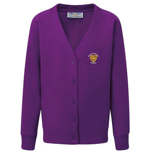 William Stockton Primary Cardigan Purple (YR 6)